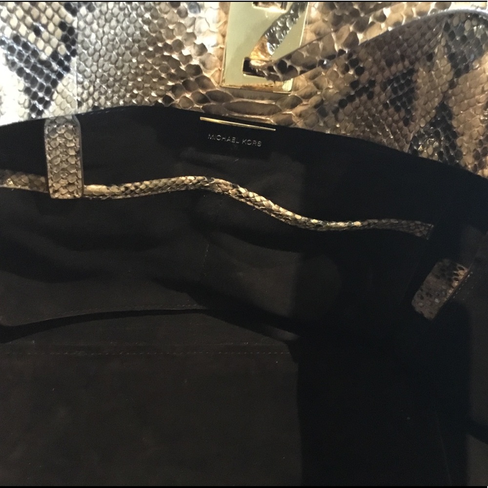 Michael Kors Collection Miranda Python Tote - Picture 5 of 7